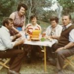 Lui Mazzarol, Delia Zampin, Terry Zampin, Bruna Basso, Nico Zampin, c 1965
